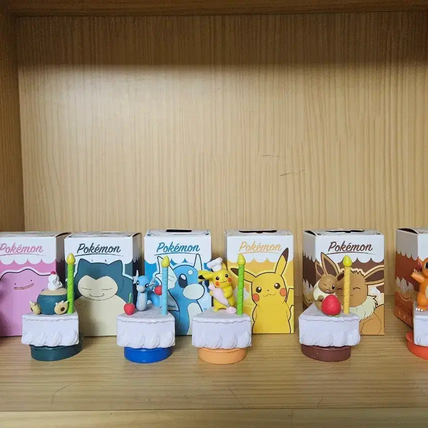 [BUNJANG] Pokemon Cake Figure Set / 포켓몬 케이크 피규어 세트
