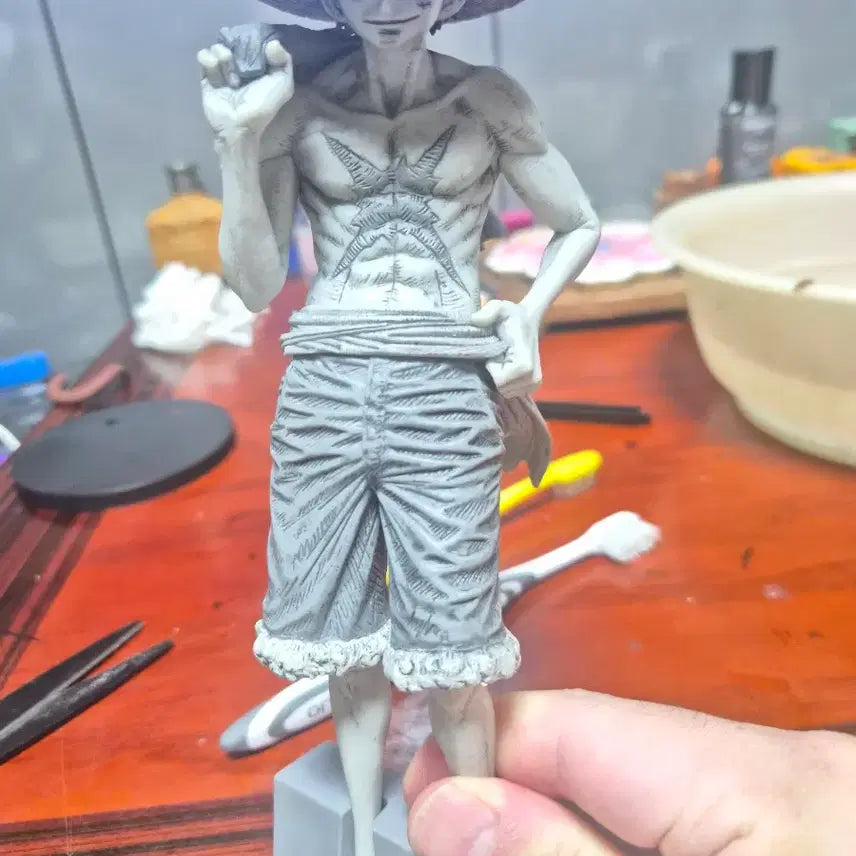 [BUNJANG] One Piece Magazine Luffy Monochrome Figure / 원피스 매거진 루피 흑백 피규어