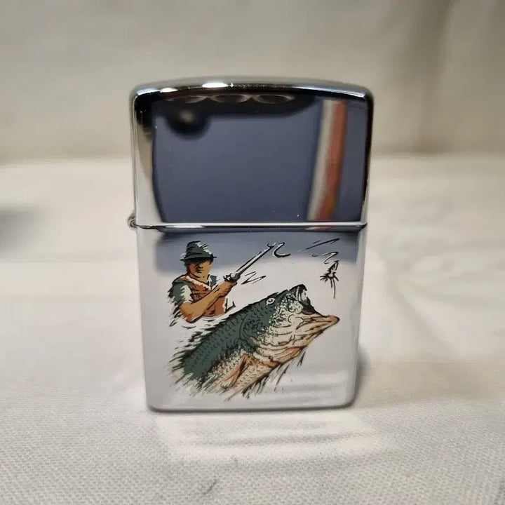 [BUNJANG] Zippo Fisherman Big Mouth Bass Oil Lighter (1997) / 지포 피셔맨 빅 마우스 배스 오일 라이터 ( 1997년 )