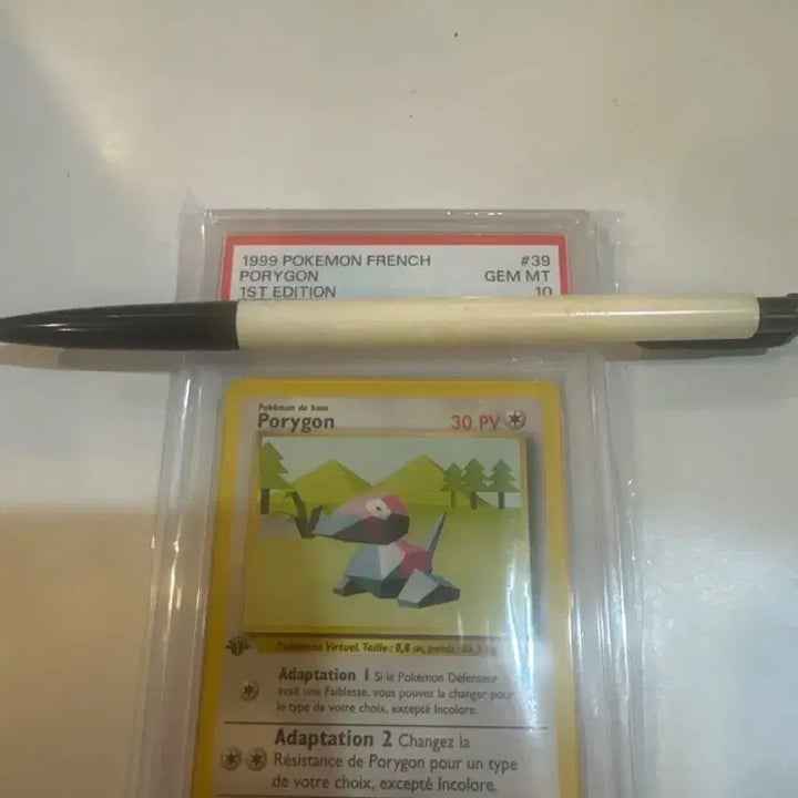 [BUNJANG] Pokemon 1st Edition Porygon - 1999 French PSA 10 GEM MT Shadowless / 1999 poketmon french porygon 1st edition