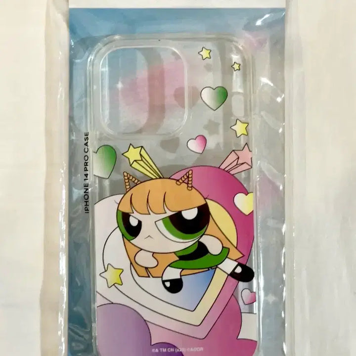 [BUNJANG] NewJeans x The Powerpuff Girls Haerin iPhone 14 Pro Case / 뉴진스 파워퍼프걸 아이폰 14 프로 케이스 해린 버전