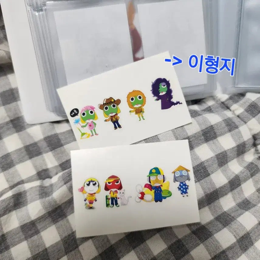 [BUNJANG] Keroro Codysticker 4th Edition &amp; Codysticker Book Set / 케로로 코디스티커 4판 &amp; 코디스티커북 2개 /고전문구
