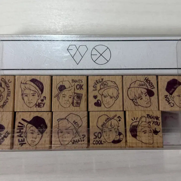 [BUNJANG] EXO XOXO Official Stamp Set (11 types, excluding Kai) / 엑소 EXO 으르렁(XOXO) 공식 스탬프 11종 일괄판매 희귀굿즈