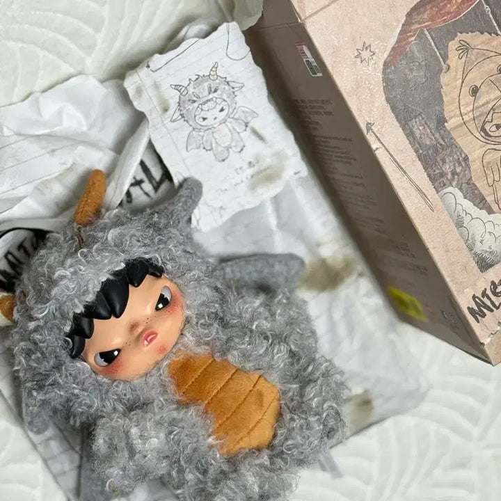 [BUNJANG] Pop Mart Hirono City Wanderer Misty Traveler Grey Dragon / 팝마트 히로노 안개속여행자 회색용