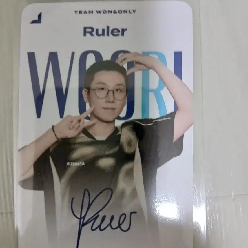 [BUNJANG] Woori Bank LCK Random Pack Gen.G Ruler Photocard / 우리은행 LCK 랜덤팩 젠지 룰러
