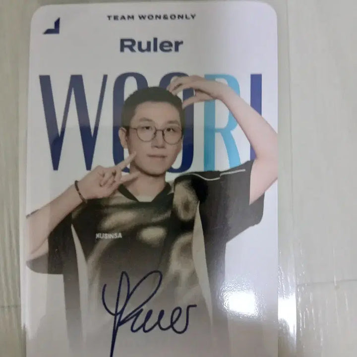 [BUNJANG] Woori Bank LCK Random Pack Gen.G Ruler Photocard / 우리은행 LCK 랜덤팩 젠지 룰러