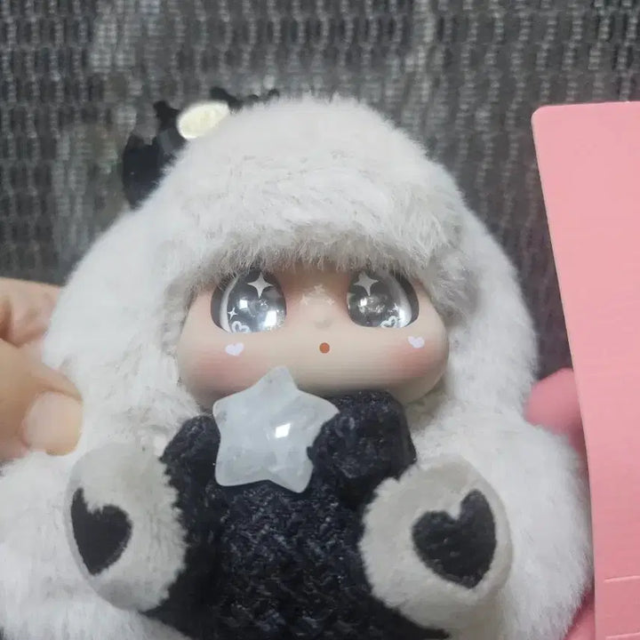 [BUNJANG] Micoco &amp; Nono Secret (Black) Tanning Version Doll Keyring / 미코코 노노 태닝 시크릿(블랙) 인형 키링