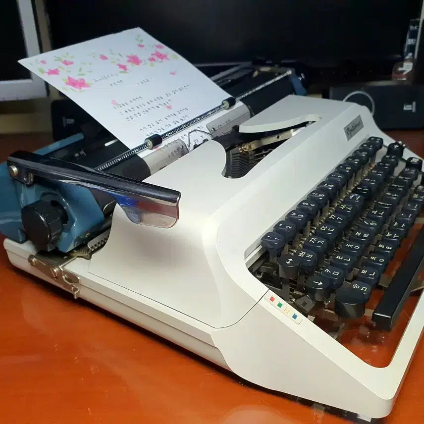 [BUNJANG] Optima 48 Korean Typewriter / Optima 한글 네벌식 타자기