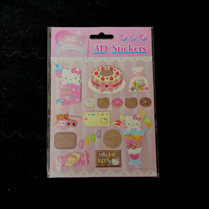 [BUNJANG] Classic Kitty Parfait Dessert Stickers / 고전 키티 파르페 디저트 스티커