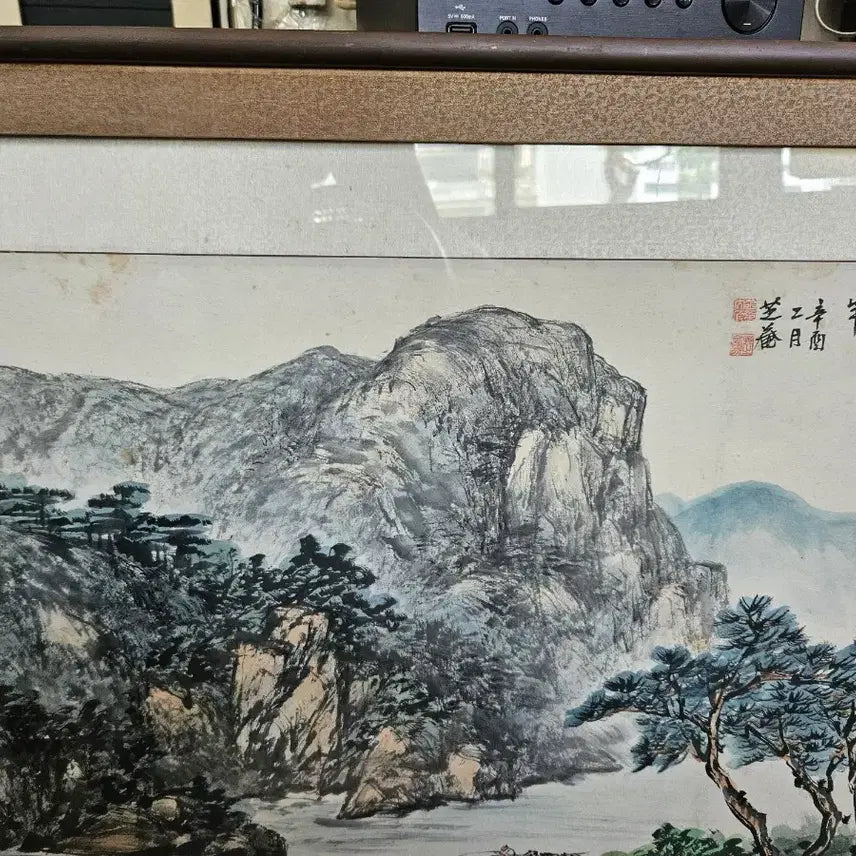 [BUNJANG] Kim Dae-won Celadon Porcelain Painting / 조대교수그림