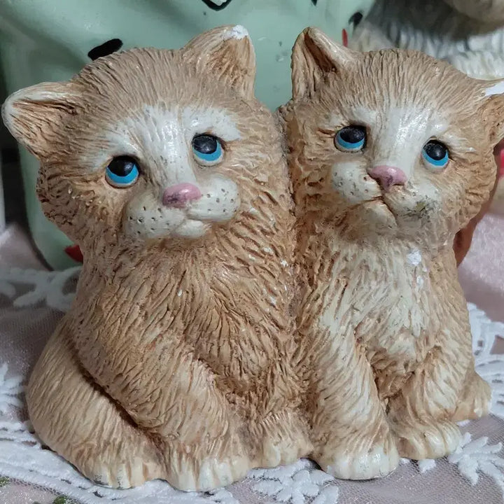 [BUNJANG] Vintage British Twin Cat Figurine / 컨디션할인Vintage)영국 빈티지 고양이 장식 인형