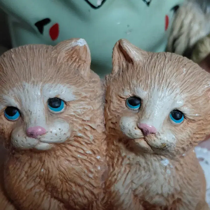 [BUNJANG] Vintage British Twin Cat Figurine / 컨디션할인Vintage)영국 빈티지 고양이 장식 인형