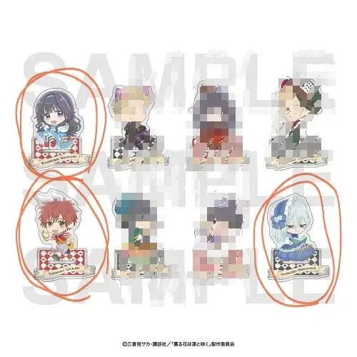 [BUNJANG] Kouka Acrylic Stands Bundle (Hoshina, Waguri, Usami) / 일괄) 향꽃 아크릴 (호시나, 와구리, 우사미)
