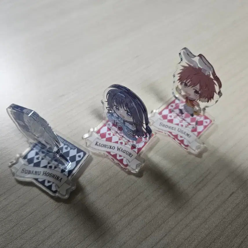 [BUNJANG] Kouka Acrylic Stands Bundle (Hoshina, Waguri, Usami) / 일괄) 향꽃 아크릴 (호시나, 와구리, 우사미)