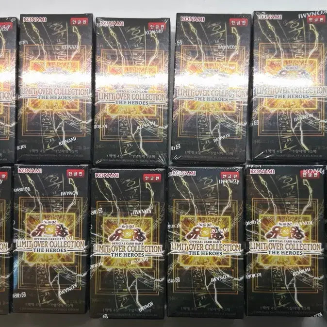 [BUNJANG] Yu-Gi-Oh! Limit Over Collection The Heroes 12 Box Bundle Set (Sealed) / (미개봉) 급처 유희왕 리미트 오버 컬렉션 더 히어로즈 12박스 일괄