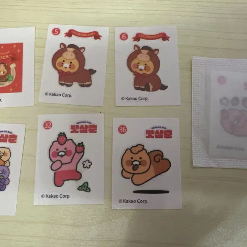 [BUNJANG] Mat Sam Chun Ttibusseal Set / 맛삼춘 띠부씰 1,5,6,24,32,33,36 판매