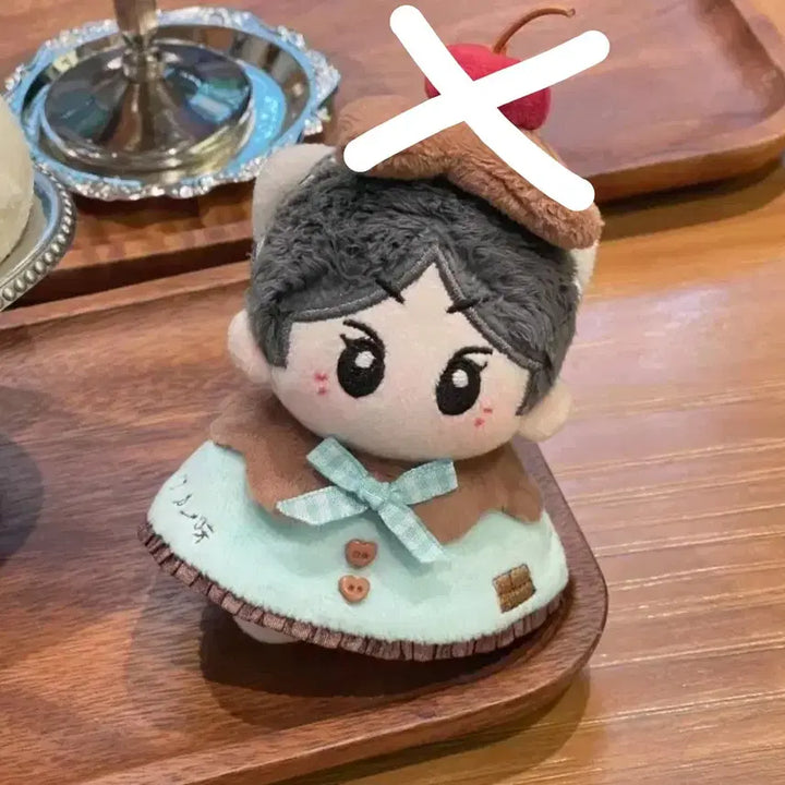 [BUNJANG] 10cm Doll Clothes Cape Set - Chocolate Pudding / 원가이하) 10cm 10깅 인형옷 초코 푸딩옷 누이옷 케이프 망토