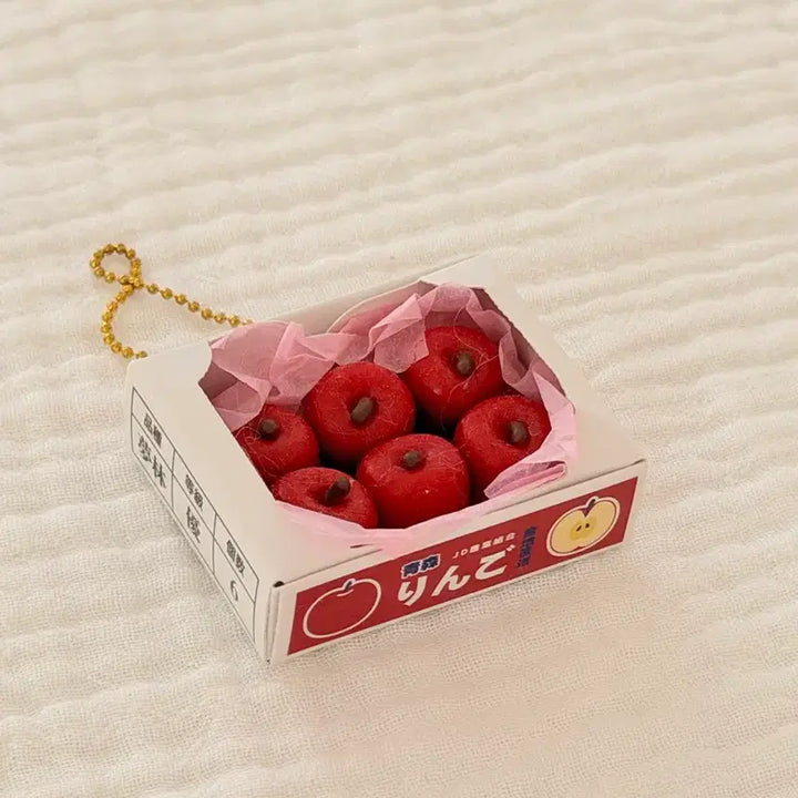 [BUNJANG] Fruit Box Gacha Apple Figure / 과일 박스 가챠 사과