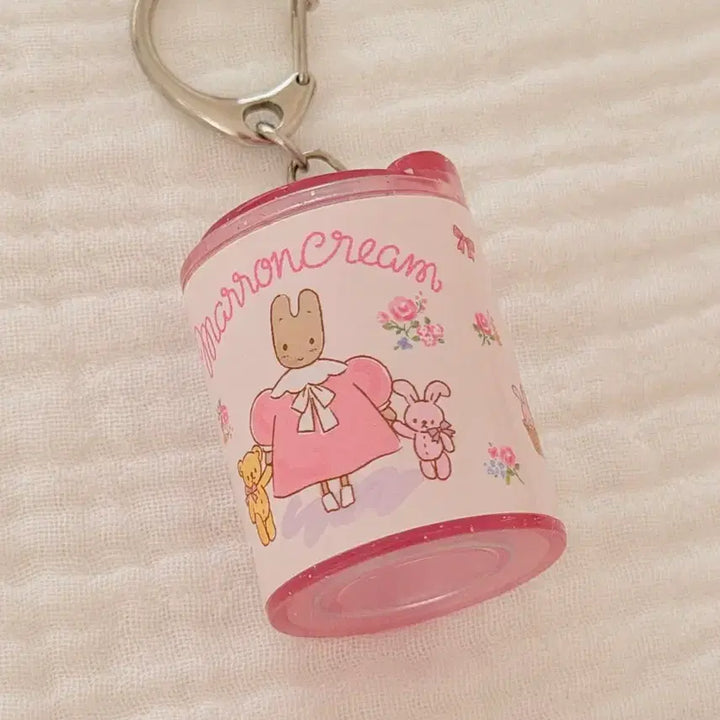 [BUNJANG] Sanrio Marron Cream Coin Cylinder Keychain / 산리오 마론크림 코인실린더
