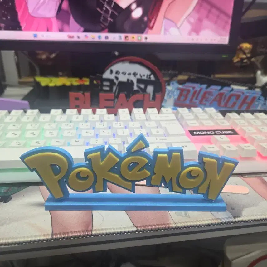 [BUNJANG] Pokemon Logo 3D Figurine / 포켓몬 로고 입체 장식 피규어