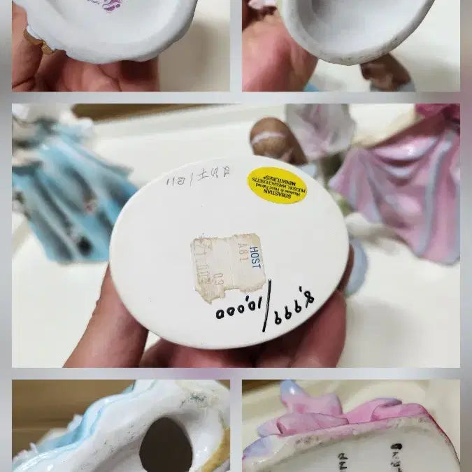 [BUNJANG] Vintage Handmade Figurines - Set of 5 / 빈티지 수공예 피겨린 5점일괄