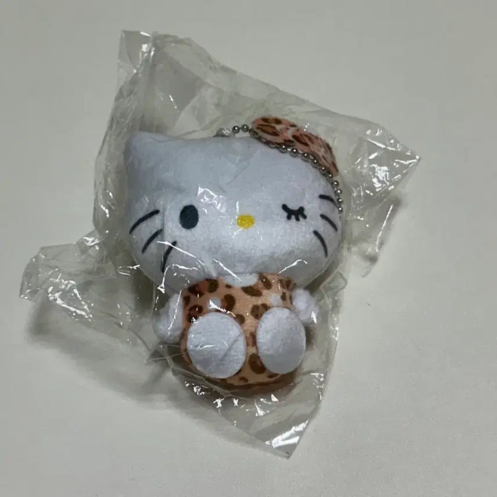 [BUNJANG] Hello Kitty Leopard Doll Ball Chain Keychain / 헬로키티 인형 볼체인 키링 레오파드