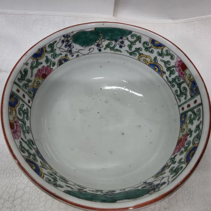 [BUNJANG] White Porcelain Colored Ceramic Bowl Teacup / 백자 채색 도자기 그릇 말찻잔