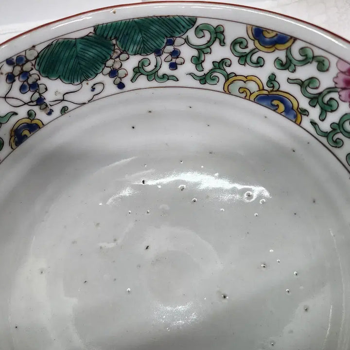 [BUNJANG] White Porcelain Colored Ceramic Bowl Teacup / 백자 채색 도자기 그릇 말찻잔