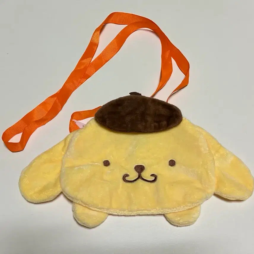 [BUNJANG] Sanrio Pompompurin Plush Pouch Gacha Bag Charm / 폼폼푸린 봉제인형 가방 가챠 포쉐트