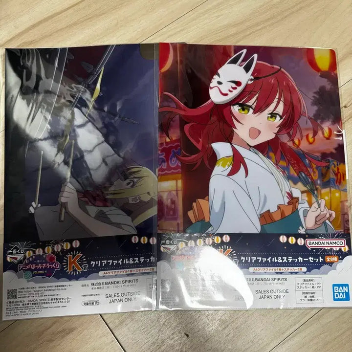 [BUNJANG] Bocchi the Rock! Clear File Set - Kita &amp; Nijika / 봇치더락 클리어파일 K상 키타,니지카
