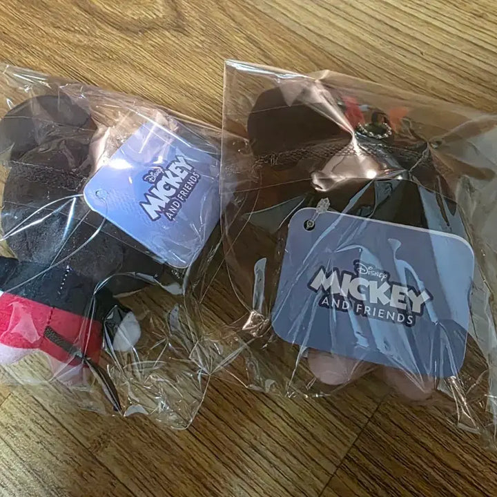 [BUNJANG] Mickey &amp; Friends Mickey &amp; Minnie Doll Keychain Set / 미키와친구들 미키, 미니 인형 키링 세트