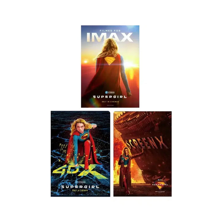 [BUNJANG] Supergirl IMAX 4DX ScreenX Art Card TTT Poster / [슈퍼걸] TTT/아트카드/아이맥스/4DX/스크린엑스 포스터