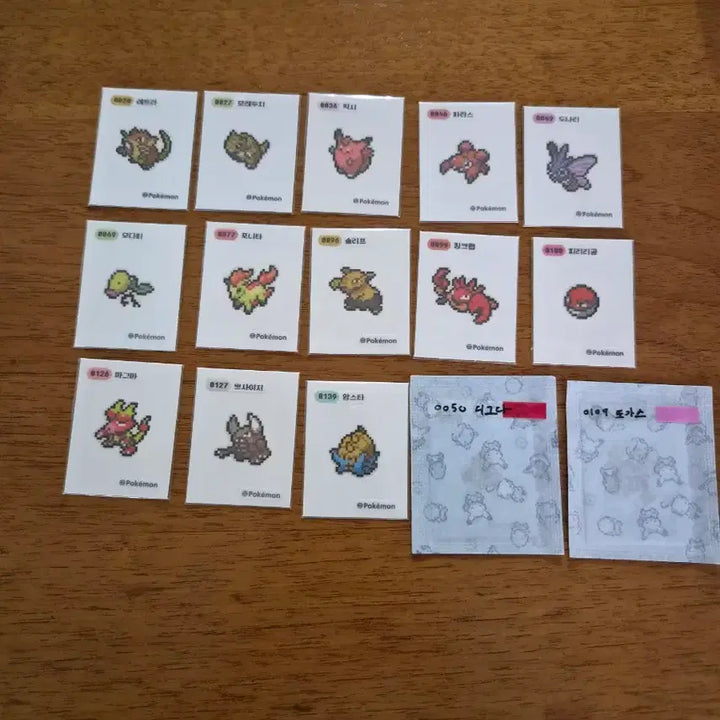 [BUNJANG] Pokemon Pixel Sticker / 포켓몬 픽셀 띠부씰