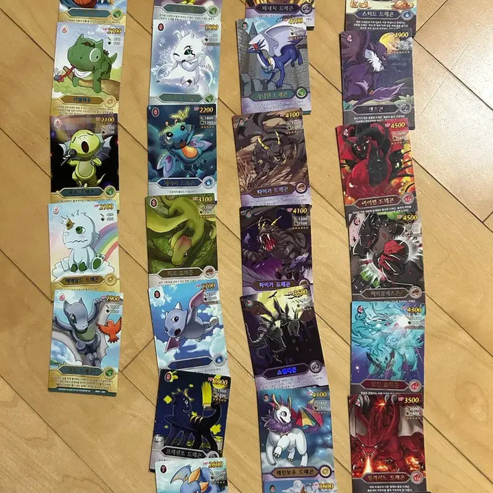 [BUNJANG] Dragon Village DV01-DV09 Name Holo Card Set / 드래곤빌리지 DV01~DV09 이름홀로 카드