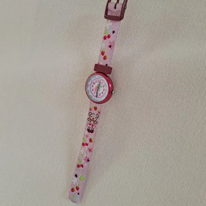 [BUNJANG] Flick Flack Strawberry Bear Kidult Watch / 스와치 플릭플락 스트로베리 베어