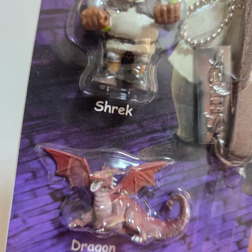 [BUNJANG] Shrek Dragon Keychain Strap Vintage Toy Figure Doll / 고전 만화 캐릭터 굿즈 피규어 인형 빈티지 토이 슈렉 드래곤 키링 스트랩