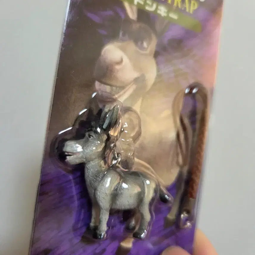 [BUNJANG] Shrek Donkey Vintage Toy Keychain Strap / 고전 만화 캐릭터 굿즈 피규어 인형 빈티지 토이 슈렉 동키 키링 스트랩