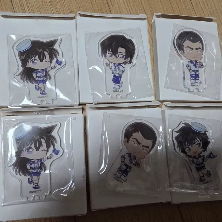 [BUNJANG] Detective Conan Animate Acrylic Stand 6 Types Set / 명탐정코난 애니메이트 아크릴 스탠드 6종 세트