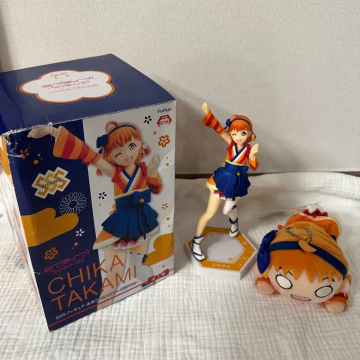 [BUNJANG] Love Live! Sunshine!! Takami Chika SSS Figure + Nesoberi / 러브라이브 선샤인 타카미 치카 SSS 피규어 + 네소베리 (택 있음)