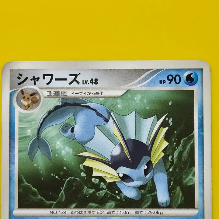 [BUNJANG] Pokemon Card 2008 Pt2 Vaporeon Rare 1st Edition Ancient Card Japanese Version / 포켓몬카드 2008 Pt2 샤미드 레어1st Edition 고대카드일본판