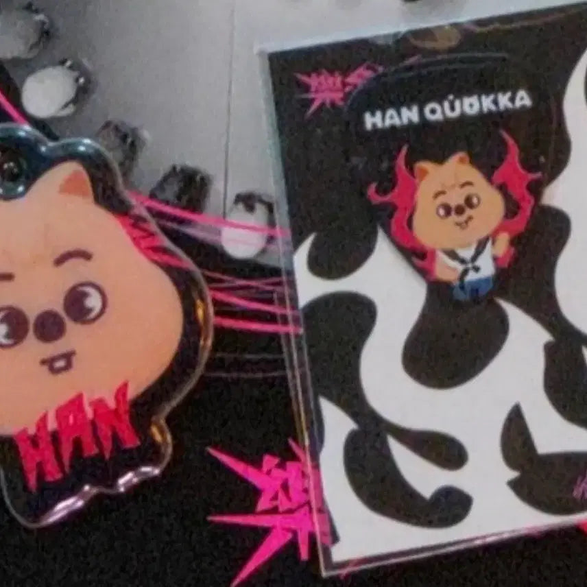 [BUNJANG] Stray Kids SKZOO Lock Popup Holo Pik Pik Jelly Charm Bundle Set / 스트레이키즈 스키즈 락 팝업 한쿼카 말랑키링 기타피크 일괄