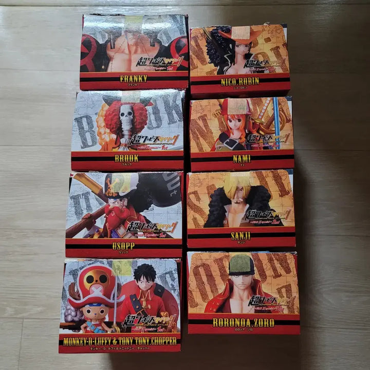 [BUNJANG] One Piece Film Z Styling Set / 신품 내봉 미개봉 원피스 피규어 스타일링 FILM Z 밀짚모자 일당