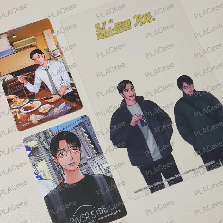 [BUNJANG] Family Restaurant Go Photocard Transparent Postcard Bundle Set / 패밀리 레스토랑 가자 포카 투명엽서 일괄