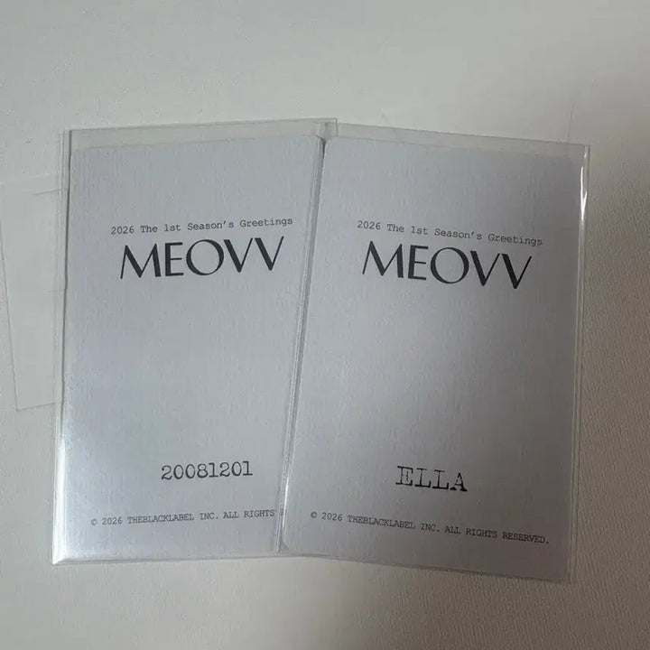 [BUNJANG] Miyaw Ella Signature Photocard Bundle Set / 미야오 엘라 시그 포카 일괄양도