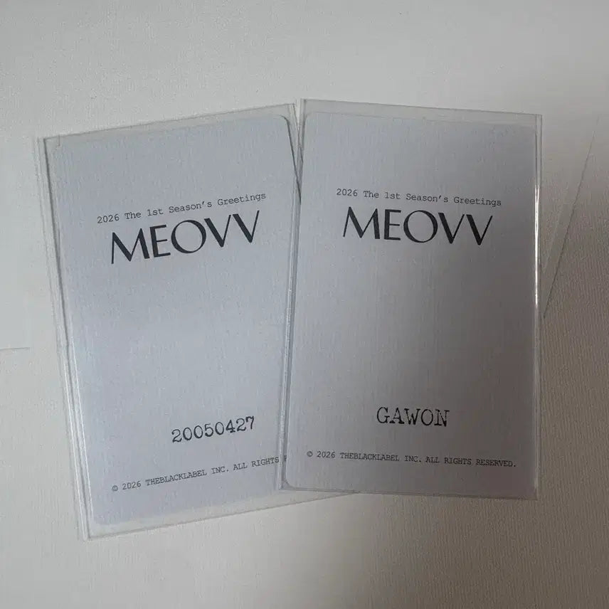 [BUNJANG] Miyaho Gawon Signature Photocard Bundle Set / 미야오 가원 시그 포카 일괄양도