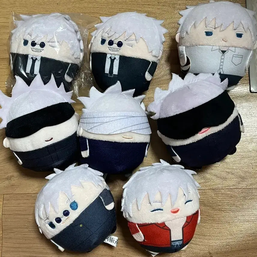 [BUNJANG] Jujutsu Kaisen Satoru Gojo Fuwacoring 8-Piece Bundle Set / 주술회전 고죠 후와코로링8개 일괄판매