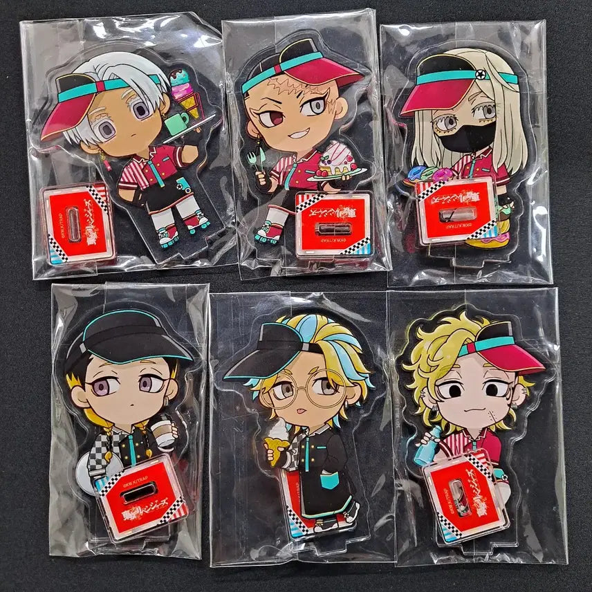 [BUNJANG] Tokyo Revengers Drip Cafe Concept Acrylic Standee Bundle Set / 일괄) 도쿄리벤저스 도리벤 다이너 컨셉 프린스 카페 아크릴 스탠드