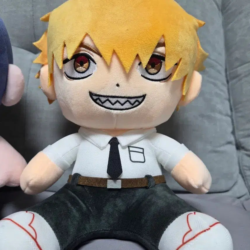 [BUNJANG] Chainsaw Man Denji &amp; Reze Medium Plush Set / 체인소맨 레제 덴지 중형 인형