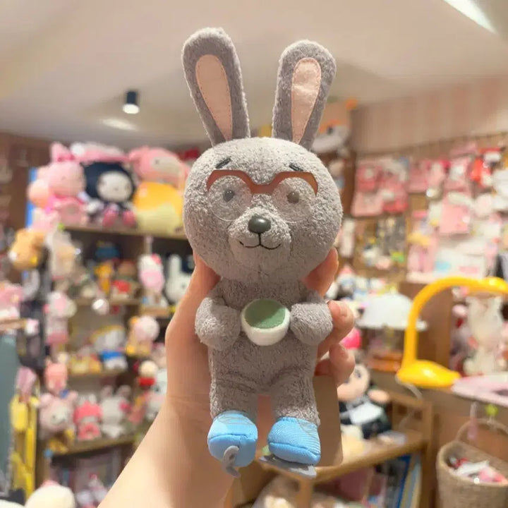 [BUNJANG] Classic Domo-kun Friend Rabbit Plush Toy / 고전 도모군 친구 토끼 녹차 인형