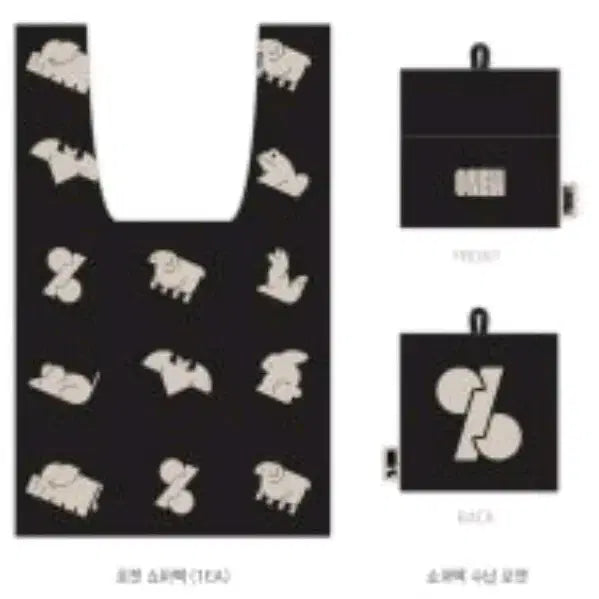 [BUNJANG] Onew Percent Pocket Shopper Bag / 온유 퍼센트 MD 포켓 쇼퍼백
